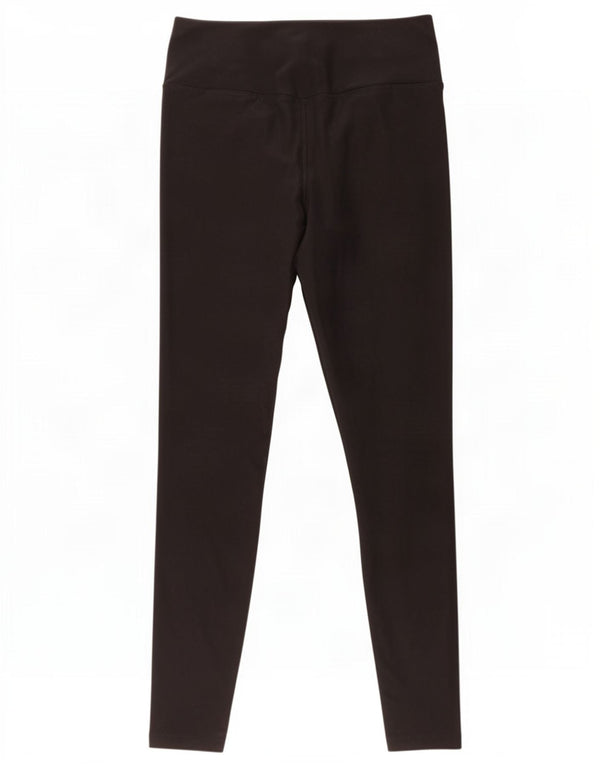 Nike Dame Dri Fit Leggings UK 10 Small Black Polyester