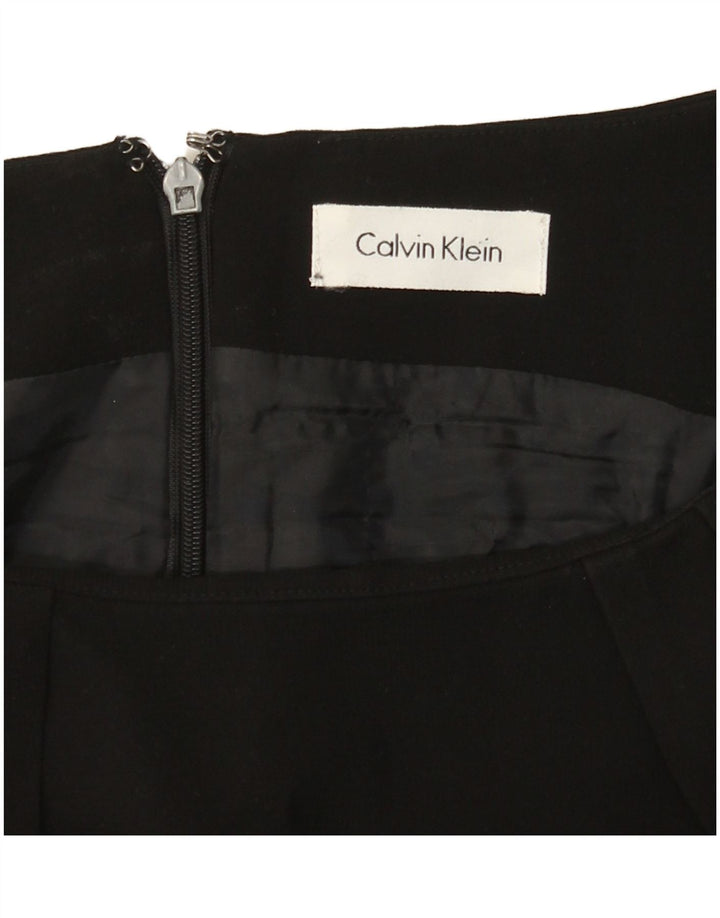 Calvin Klein Womens Sheath Dress UK 12 Medium Black