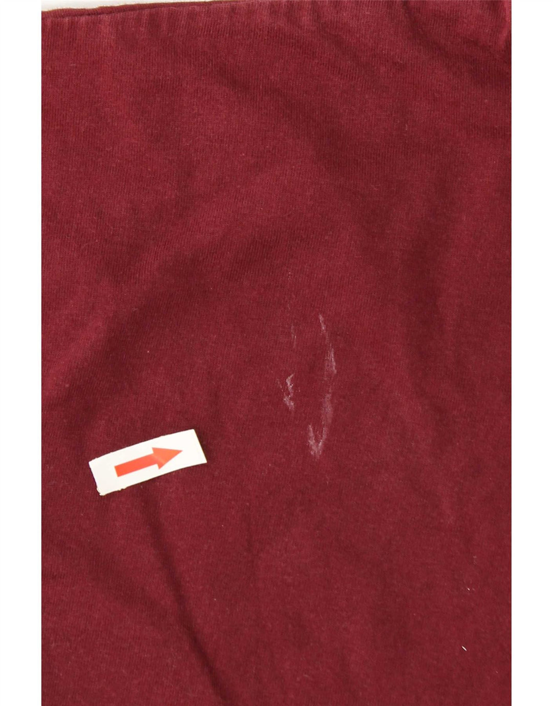 Reebok Herre T-Shirt Top Stor Bourgogne Bomuld