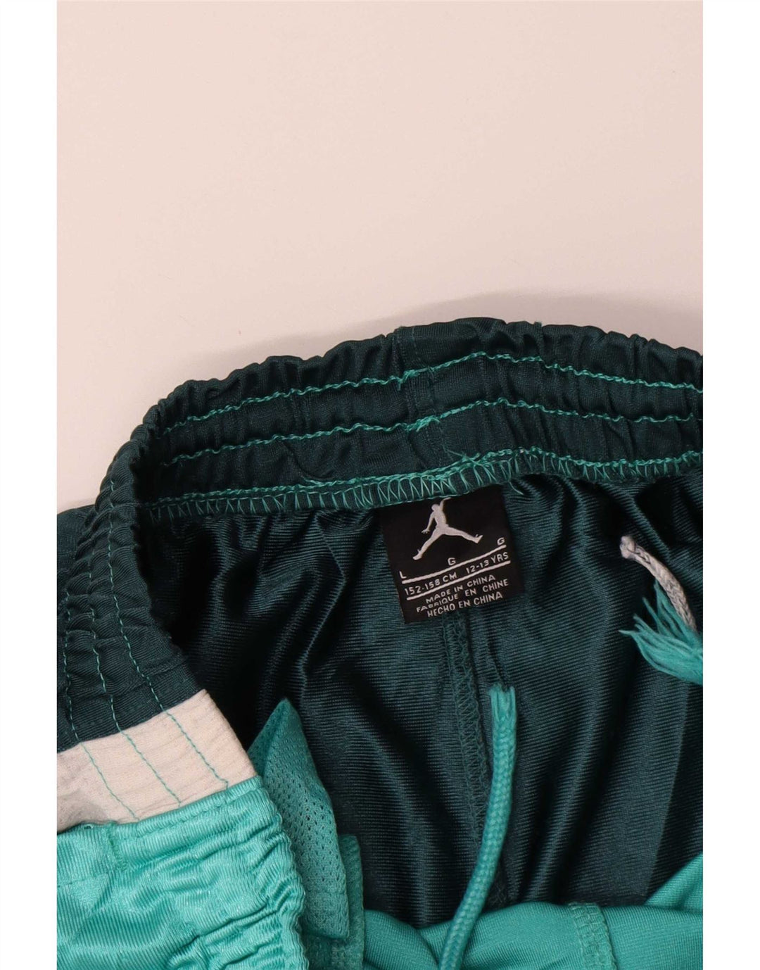 Jordan drenge sportsshorts 12-13 år Large Green Colourblock Polyester