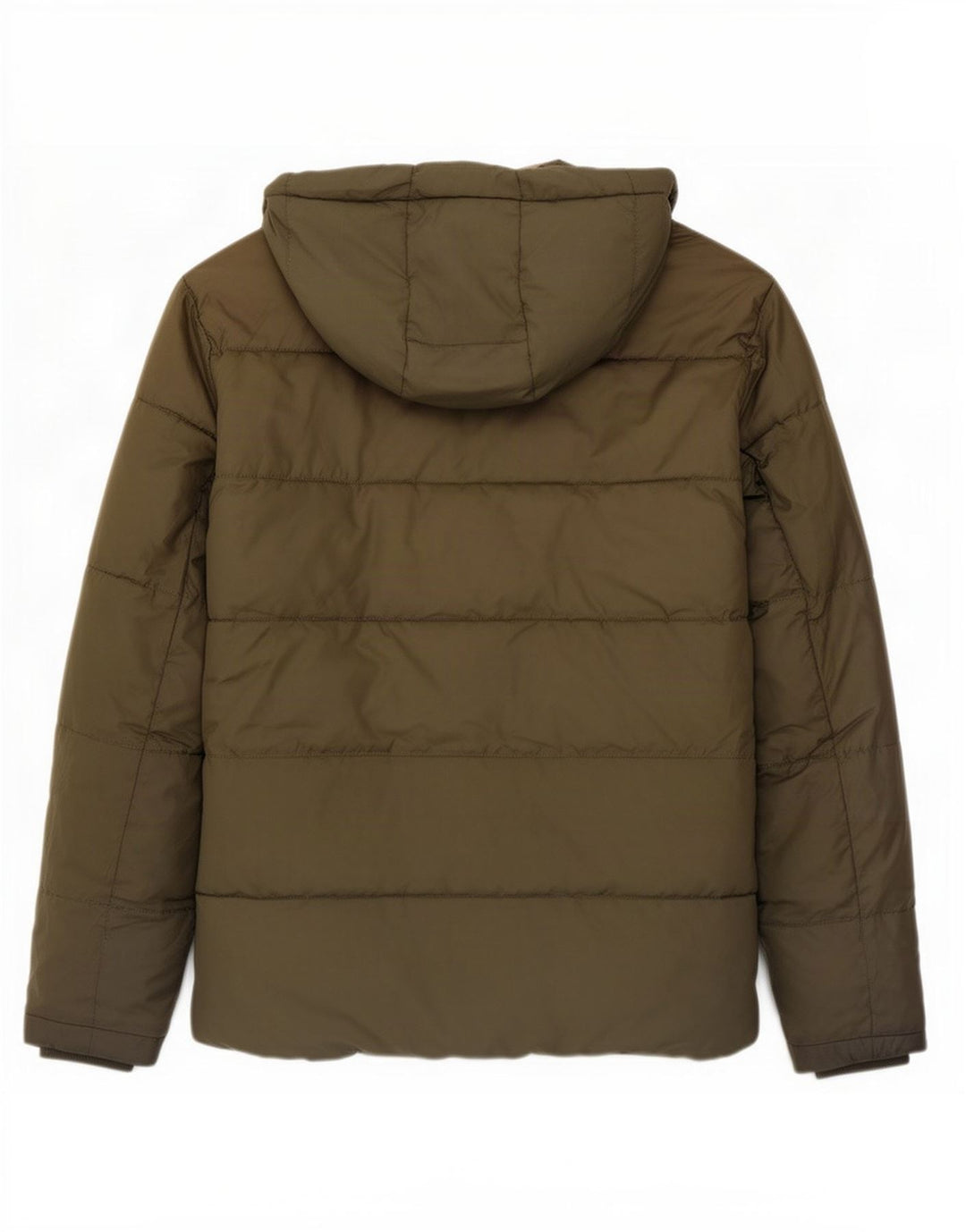 Jack & Jones Herre hættepolstret jakke UK 42 XL Khaki Polyester