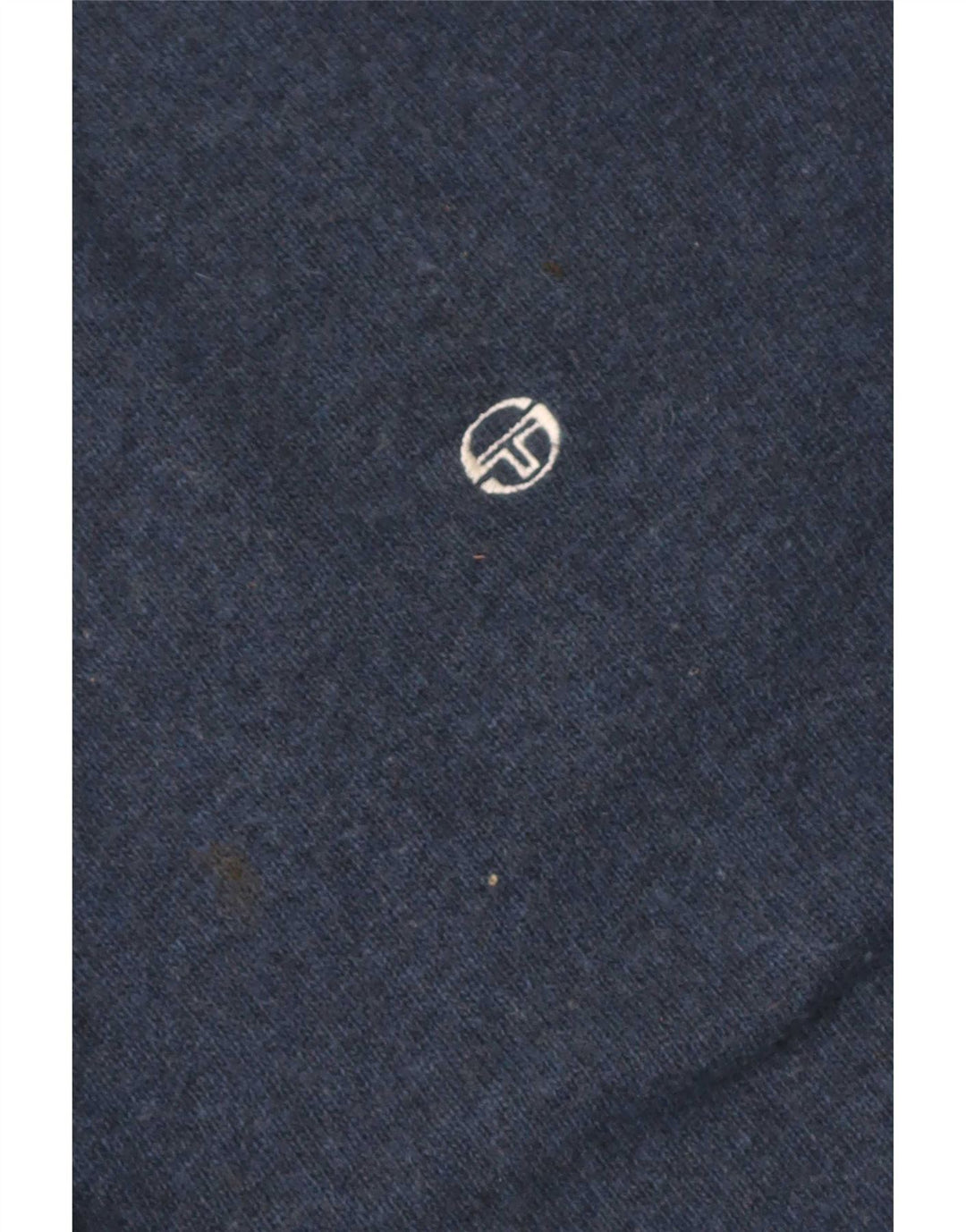 Sergio Tacchini Herre rullehals sweater Stor marineblå uld
