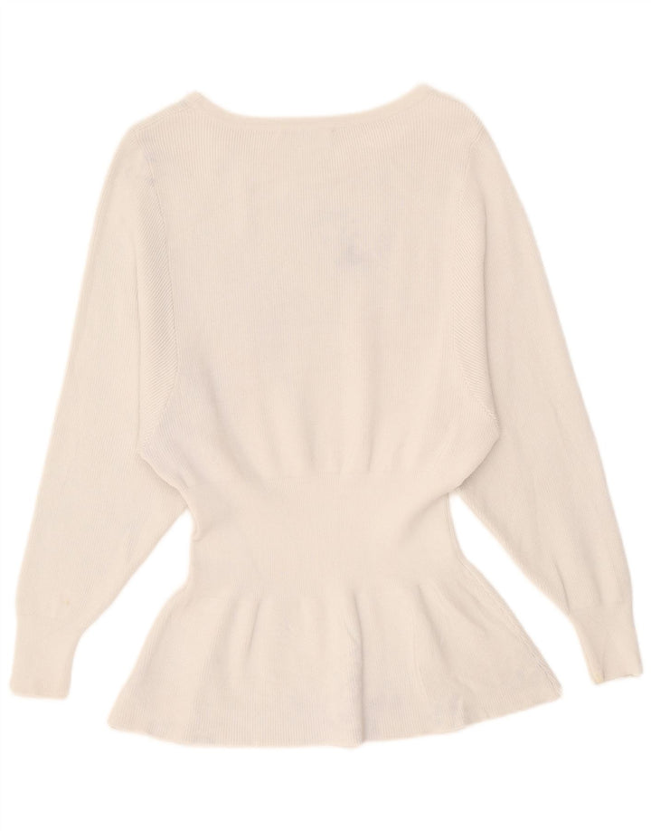 Zara Dame Top Langærmet UK 10 Small Beige