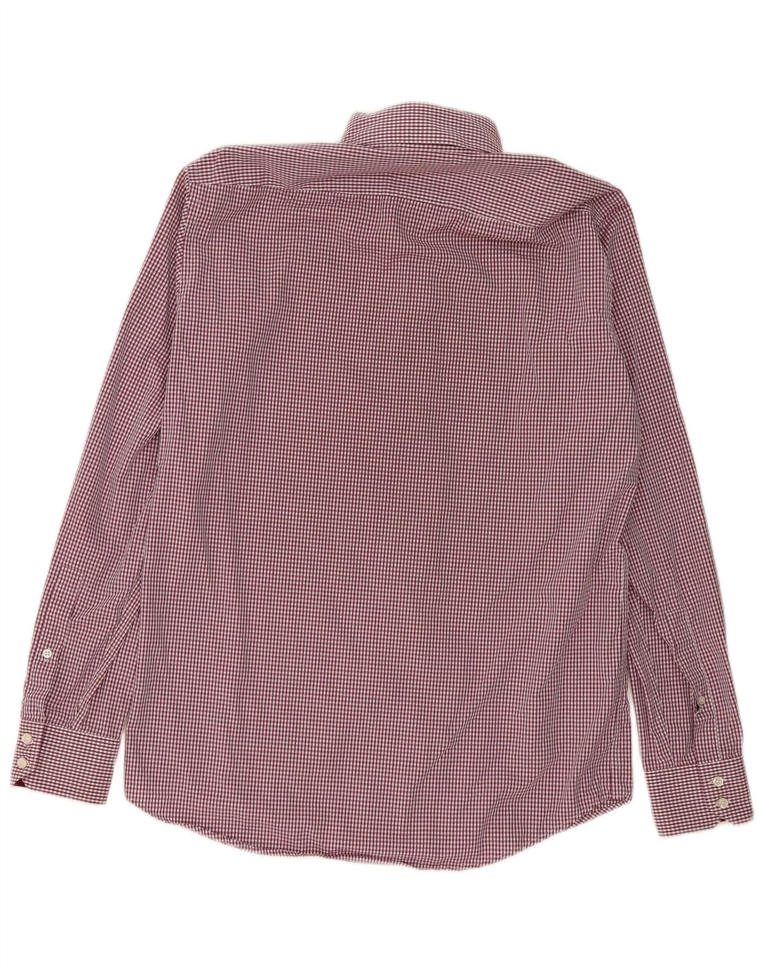 Hugo Boss Herre Regular Fit skjorte Medium Burgundy Gingham Cotton
