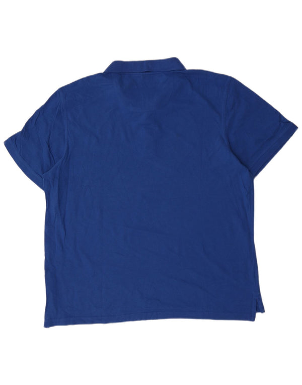 Pierre Cardin Herre Regular Fit Polo Shirt 3XL Blå Bomuld