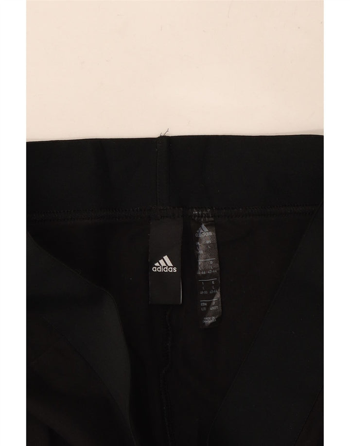 ADIDAS Grafiske Leggings til kvinder UK 16/18 Large Black