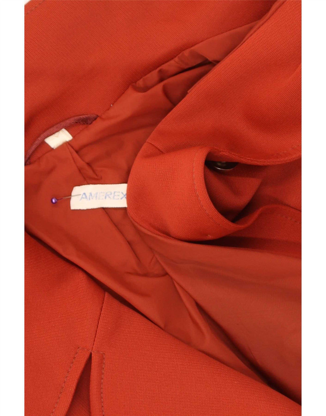 Vintage overfrakke til kvinder UK 12 Medium Rød