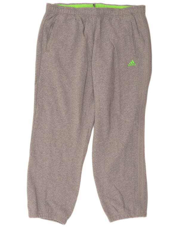 Adidas Træningsdragt til mænd Joggers 2XL Grå Flecked Bomuld