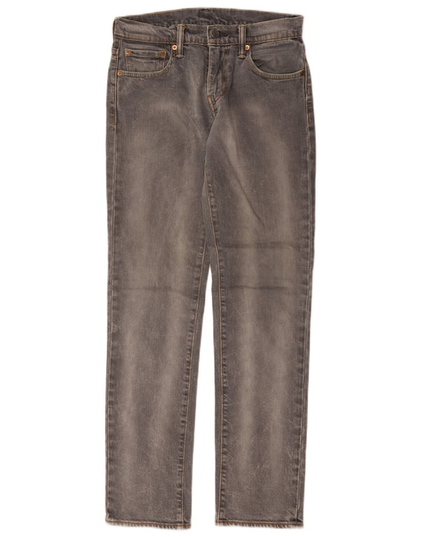 Levi's Herre 511 Slim Jeans W28 L32 Grå Bomuld