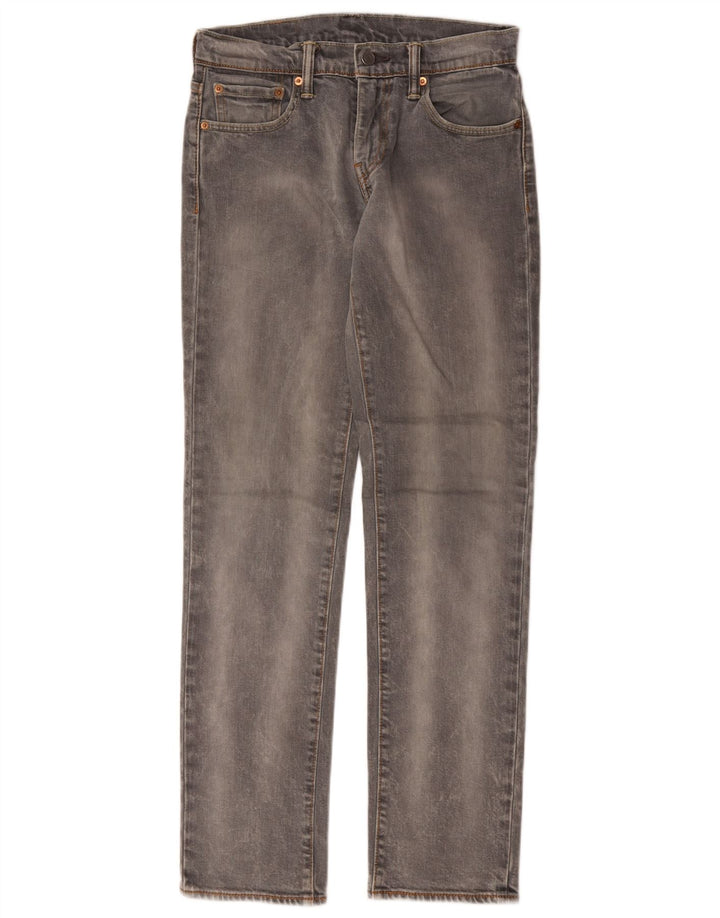 Levi's Herre 511 Slim Jeans W28 L32 Grå Bomuld