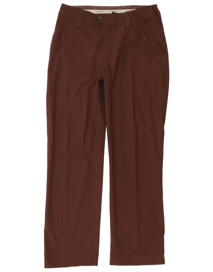 Nike Herre Golf Lige Relaxed Fit Cargo-bukser W32 L31 Brun polyester