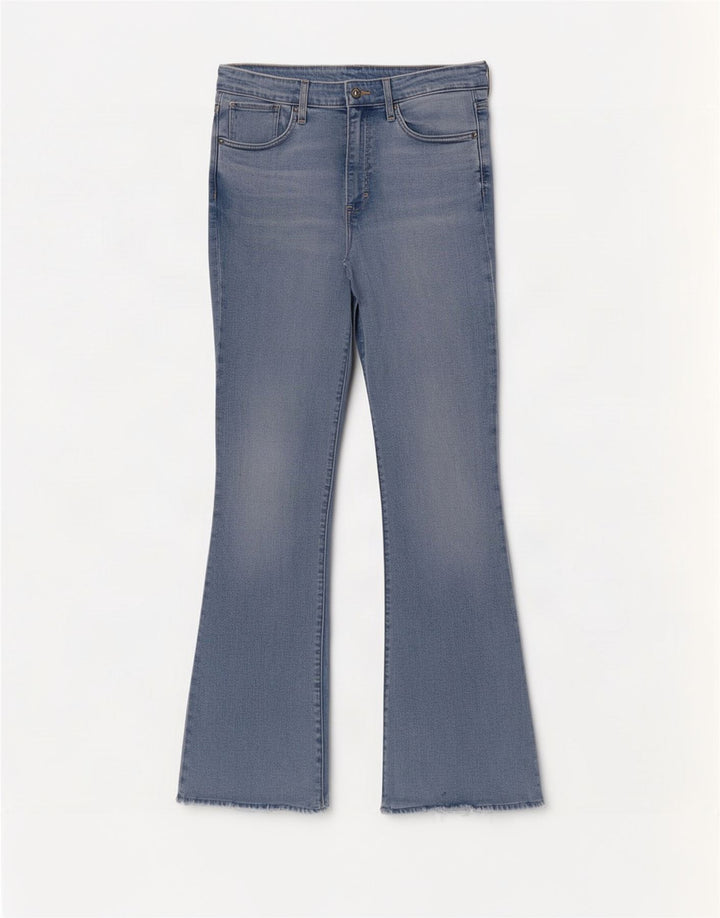 Levi's Womens 725 High Rise Bootcut Jeans W30 L32 Blue Lyocell
