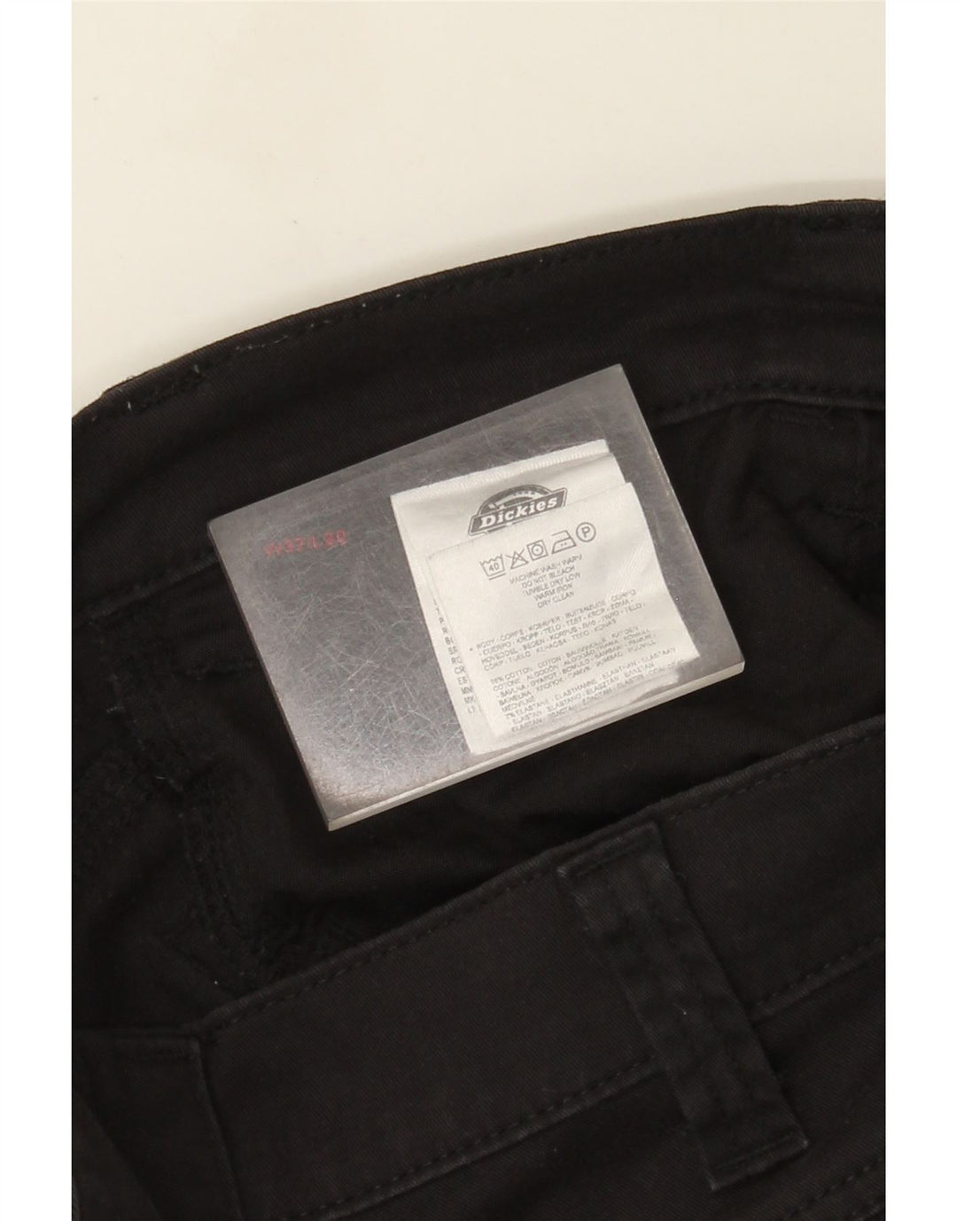 Dickies Straight Cargo bukser til mænd W32 L30 Sort bomuld