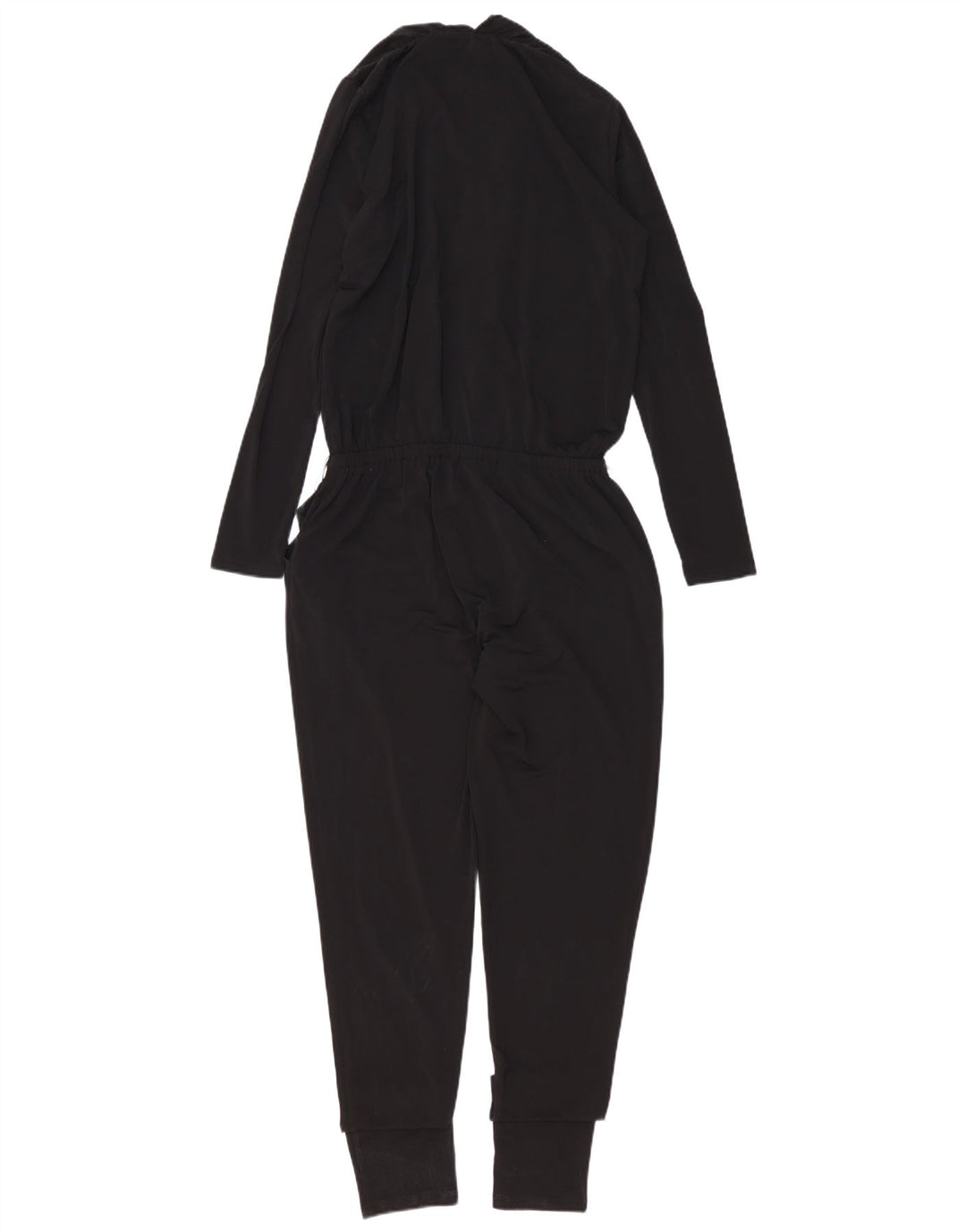 MICHAEL KORS Dame Oversized Jumpsuit UK 10 Lille Sort Syntetisk