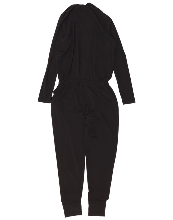 MICHAEL KORS Dame Oversized Jumpsuit UK 10 Lille Sort Syntetisk