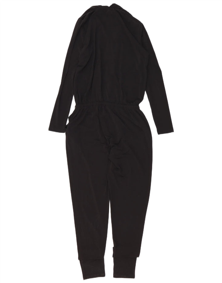 MICHAEL KORS Dame Oversized Jumpsuit UK 10 Lille Sort Syntetisk