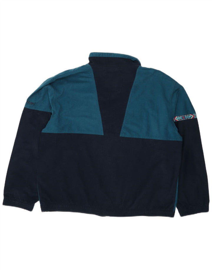 Great Escapes Herre træningsdragt Topjakke IT 56 XL Navy Blue Colourblock