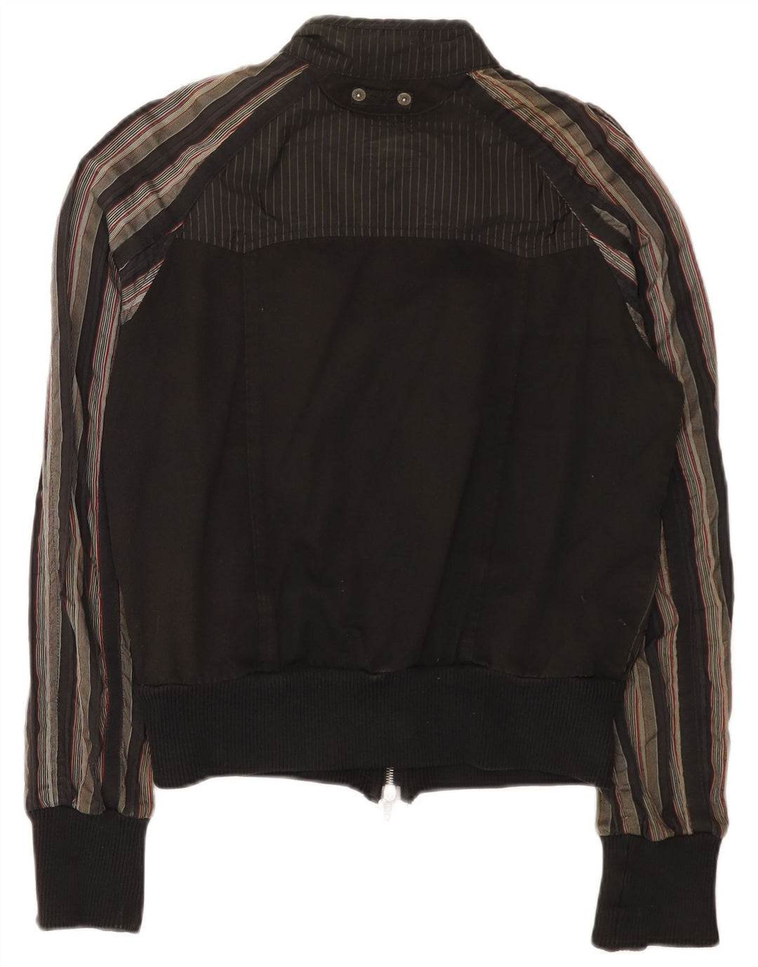 CNC COSTUME NATIONAL Bomberjakke til mænd IT 36 Lille sort stribet bomuld