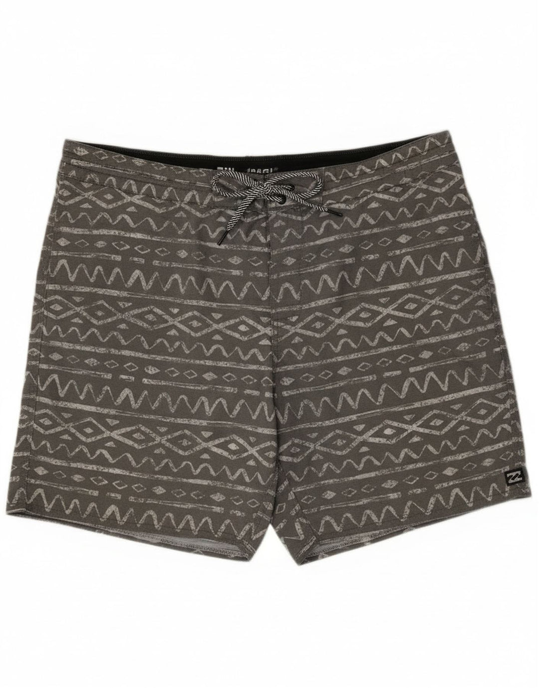 Billabong Badeshorts til mænd XL Grå Geometrisk Bomuld