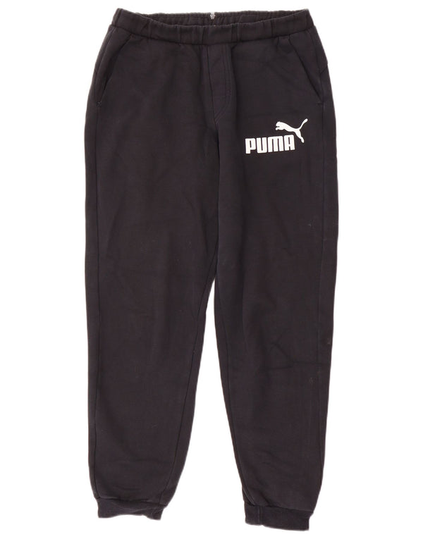 Puma Drenge Træningsdragt Bukser Joggers 13-14 år Sort
