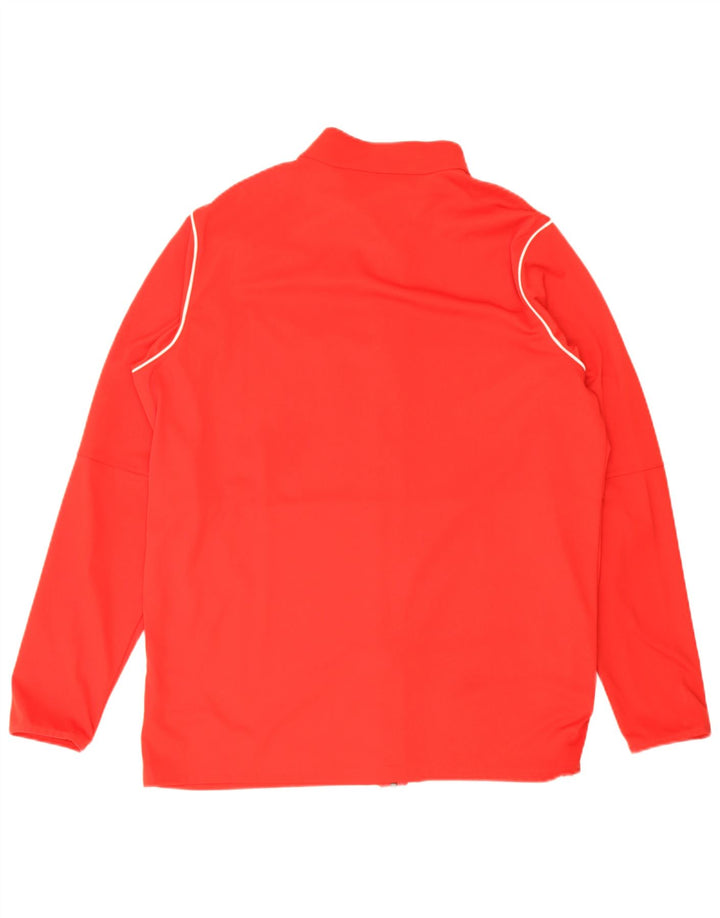 Nike Herre Dri Fit Grafisk træningsdragt Topjakke XL Rød Polyester