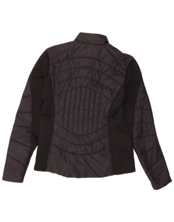 Engelbert Strauss Womens Padded Jacket UK 14 Medium Black Colourblock