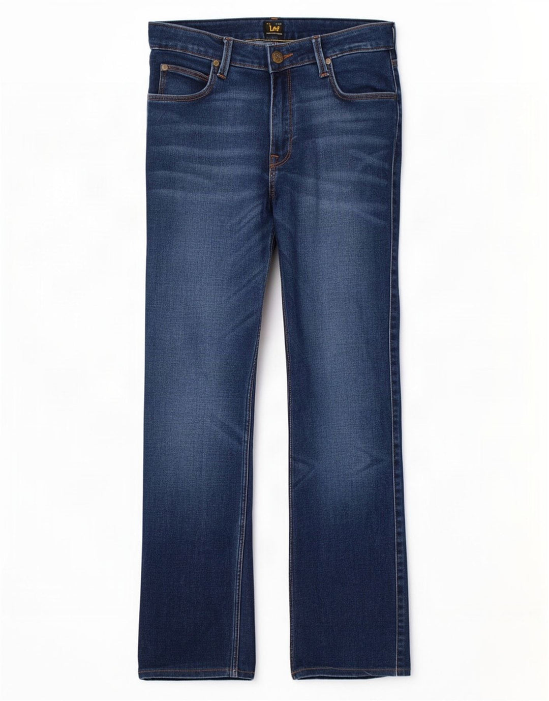Lee Dame Marion Straight Jeans W28 L28 Blå Bomuld