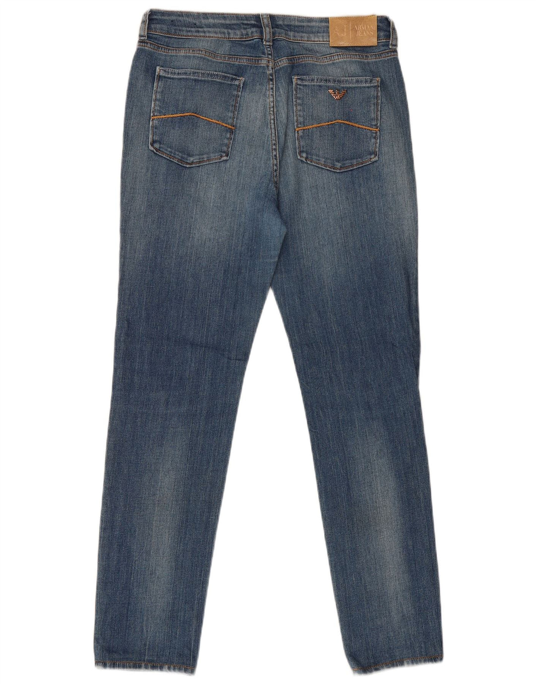 Armani Dame Slim Jeans W33 L29 Blå Bomuld