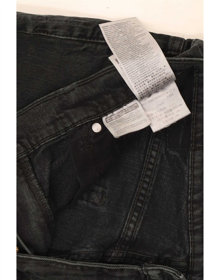 Levi's Slim Jeans til mænd W32 L30 Grå bomuld