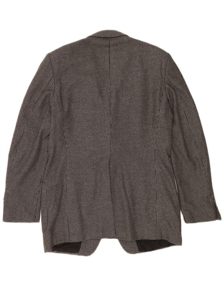 Vintage herre 2-knaps blazerjakke UK 38 Medium Grey Ternet Virgin Wool