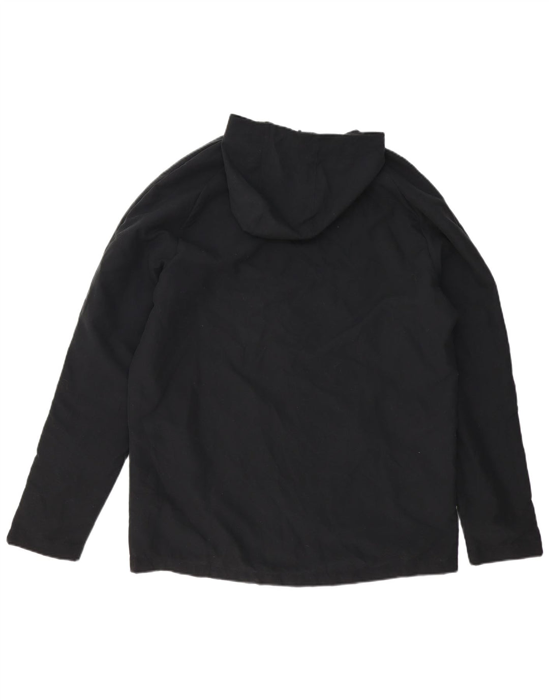 New Balance Herre grafisk regnjakke med hætte UK 40 Stor sort polyester