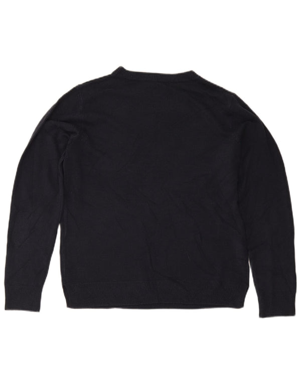Marks & Spencer Dame sweater med rund hals DK 12 Medium Navy Blue