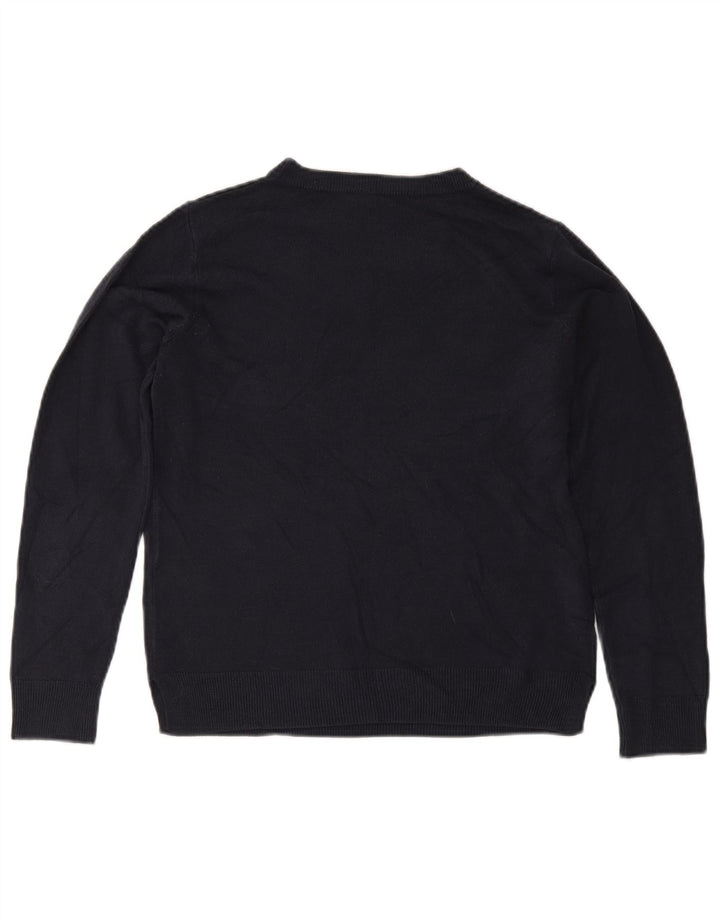 Marks & Spencer Dame sweater med rund hals DK 12 Medium Navy Blue