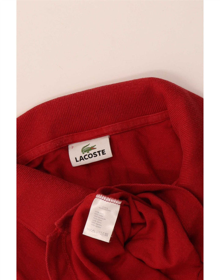 Lacoste Herre poloskjorte str. 7 2XL Rød Bomuld