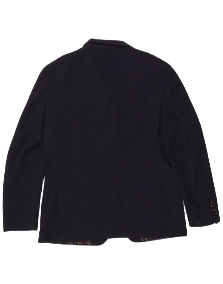 Chaps Herre 2-knaps blazerjakke UK 42 XL Marineblå Polyester