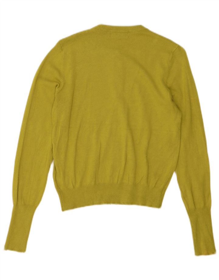 Marks & Spencer Dame Cardigan Sweater UK 10 Small Green Viscose