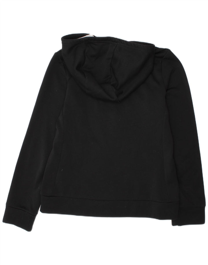 Nike drenge grafisk hættetrøje 10-11 år medium sort polyester