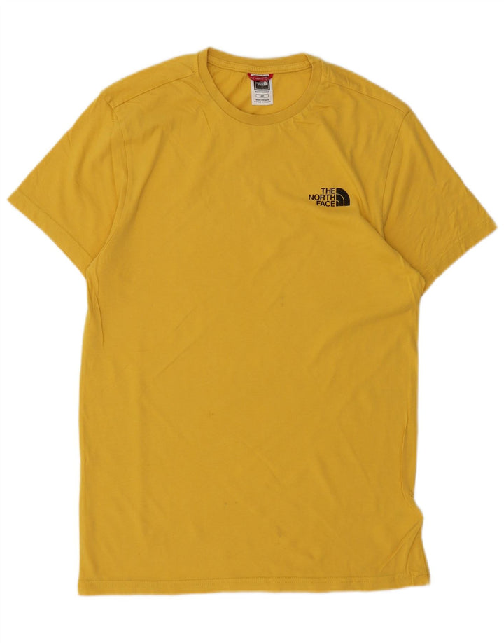 The North Face Herre T-Shirt Top Lille Gul Bomuld