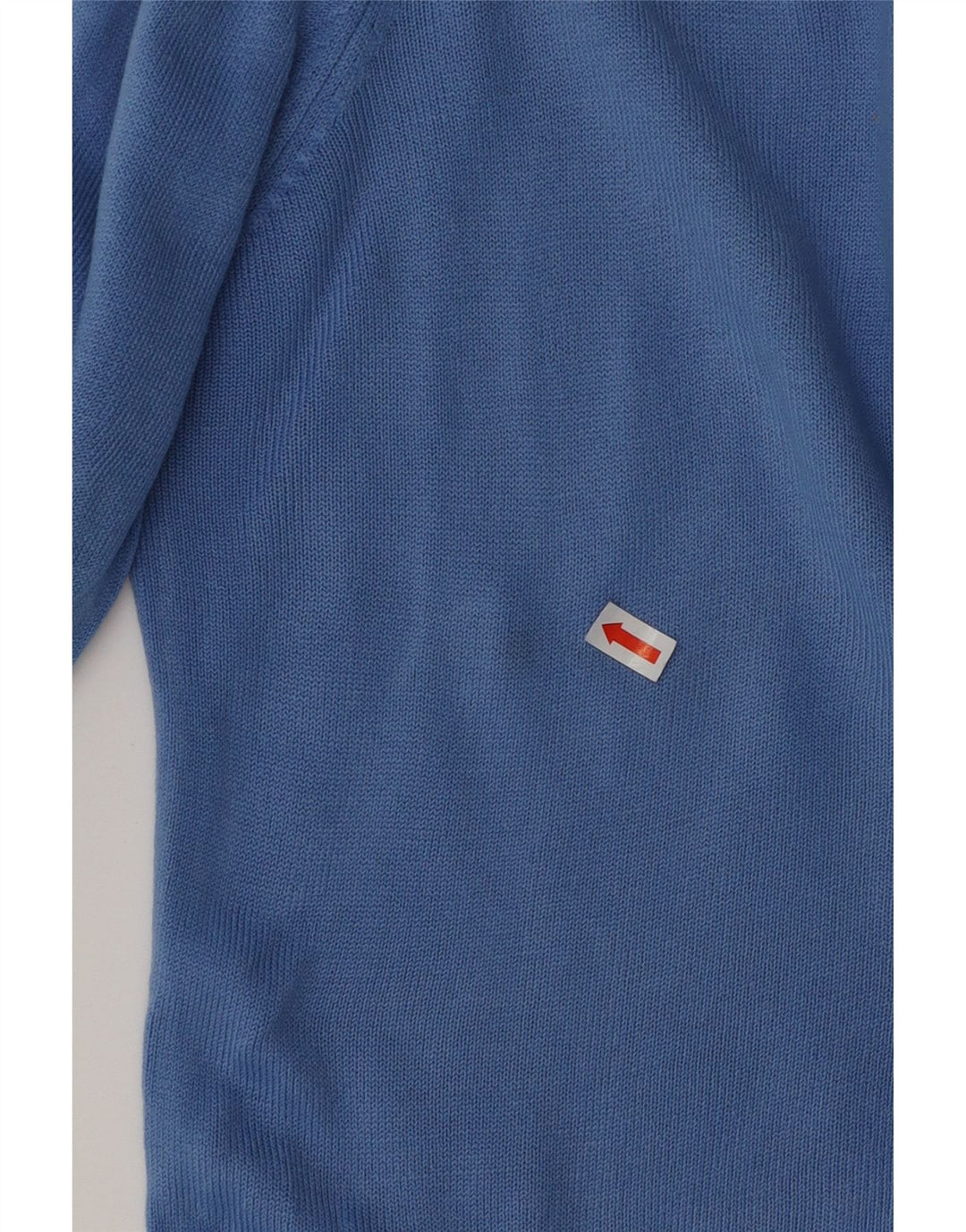 MARKS & SPENCER Womens V-Neck Jumper Sweater UK 16 Large  Blue Acrylic