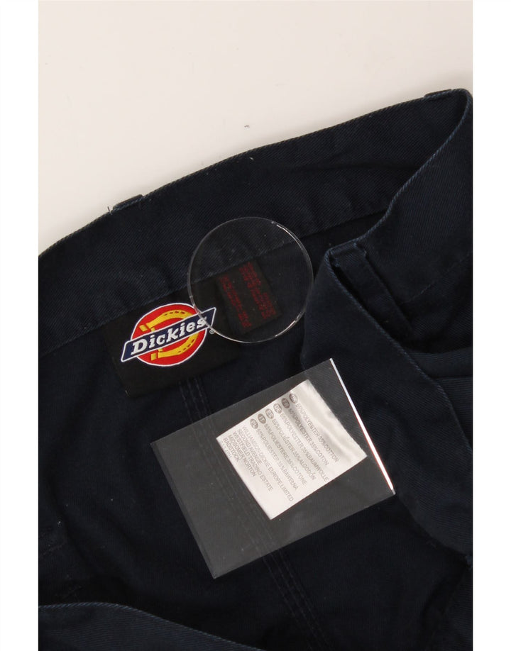 DICKIES Mens Straight Cargo Trousers W36 L29 Navy Blue Polyester Vintage Dickies and Second-Hand Dickies from Messina Hembry 