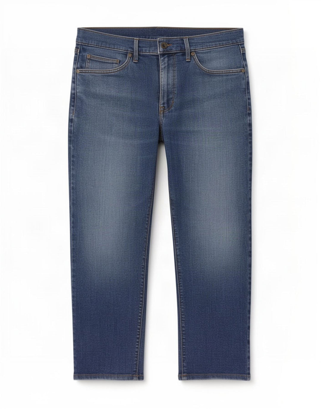 Marks & Spencer Straight Jeans til mænd W32 L25 blå bomuld