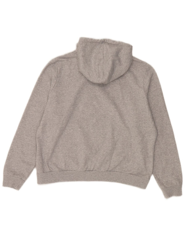 Puma Grafisk Oversized Hoodie Jumper UK 18 XL Grå Flecked Bomuld