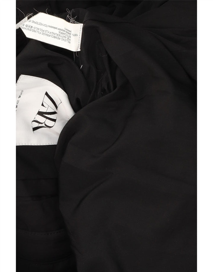 Zara Polstret Herrejakke UK 42 XL Sort Polyester