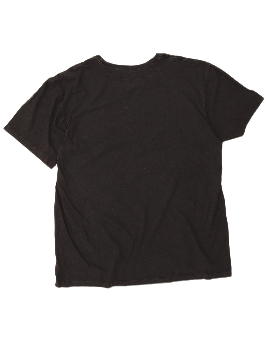 CALVIN KLEIN Herre T-Shirt Top XL Sort Bomuld