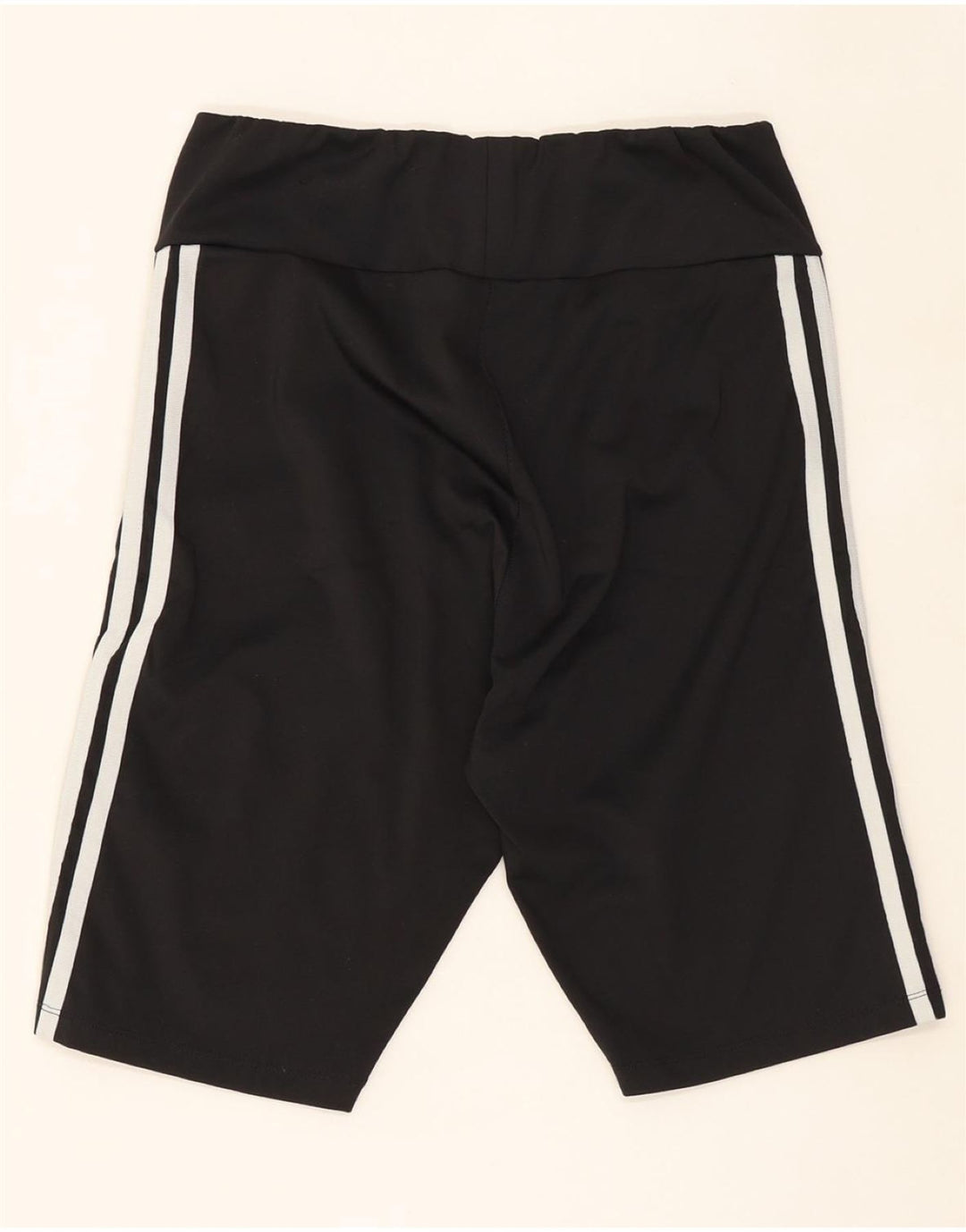 ADIDAS Womens Sport Shorts UK 14 Medium  Black Polyester Vintage Adidas and Second-Hand Adidas from Messina Hembry 