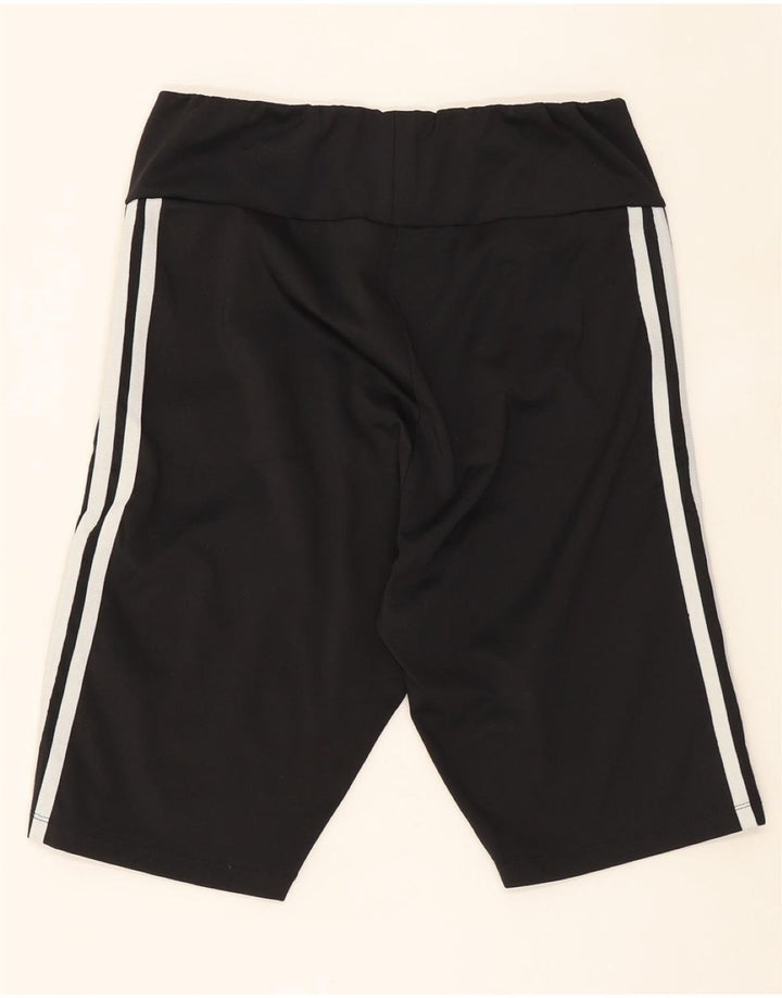 ADIDAS Womens Sport Shorts UK 14 Medium  Black Polyester Vintage Adidas and Second-Hand Adidas from Messina Hembry 