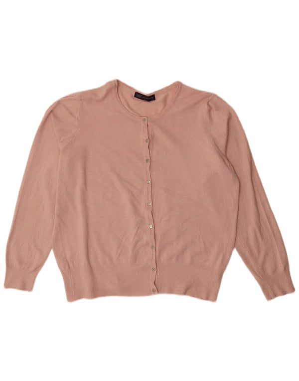 Marks & Spencer Dame Cardigan Sweater UK 18 XL Pink Viscose
