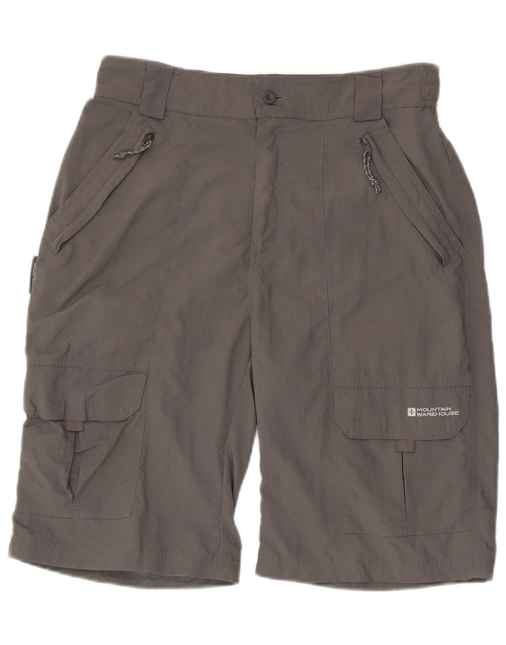 Mountain Warehouse Herre Cargo Shorts W30 Medium Grå Nylon