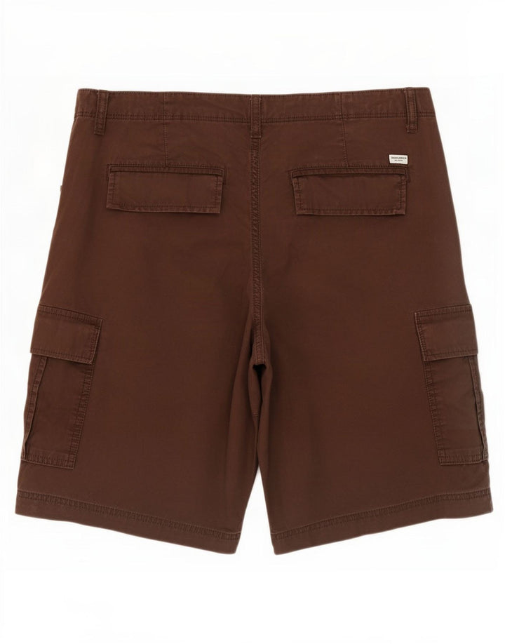 Jack & Jones herre cargo shorts store W34 brun bomuld