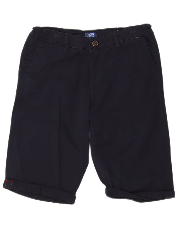Jack & Jones Chino-shorts til drenge 15-16 år W32 Marineblå bomuld